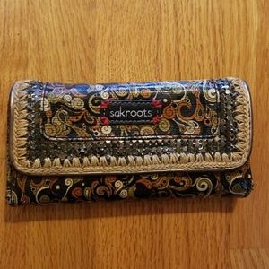 Sakroots paisley wallet